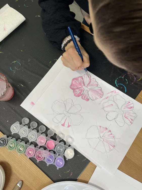 Workshop Pomaluj si boty barevnými květy