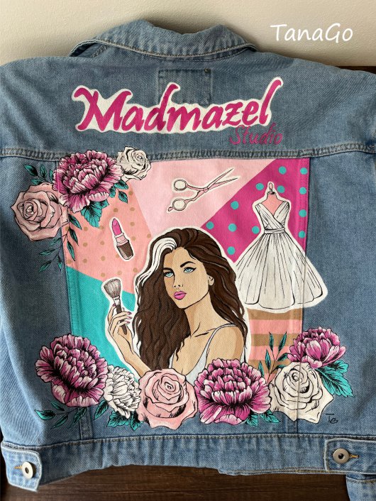 Custom bunda s vlastním motivem