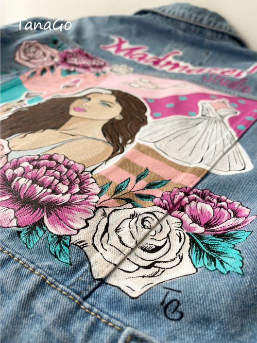 Custom bunda s vlastním motivem